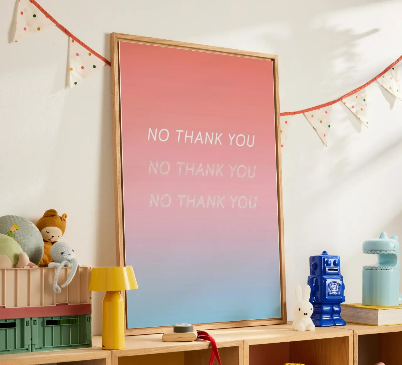No Thank You plexiglass da Oh Darling
