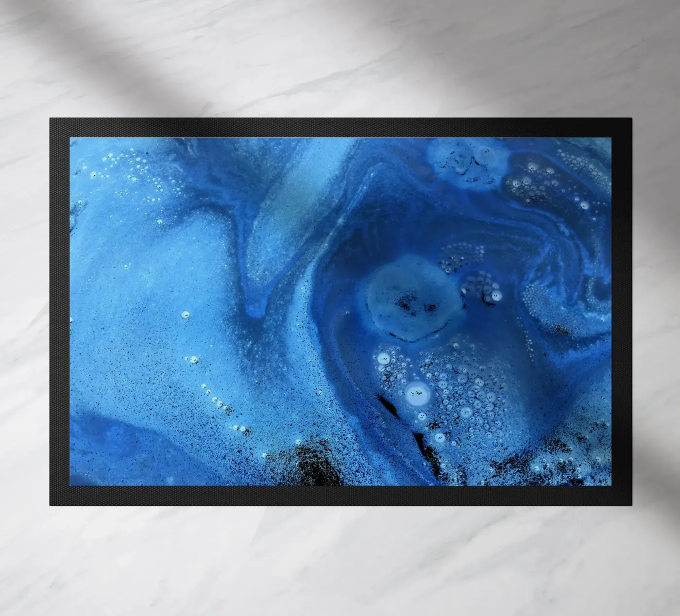 Blue Fußmatte von Massimo Frascogna