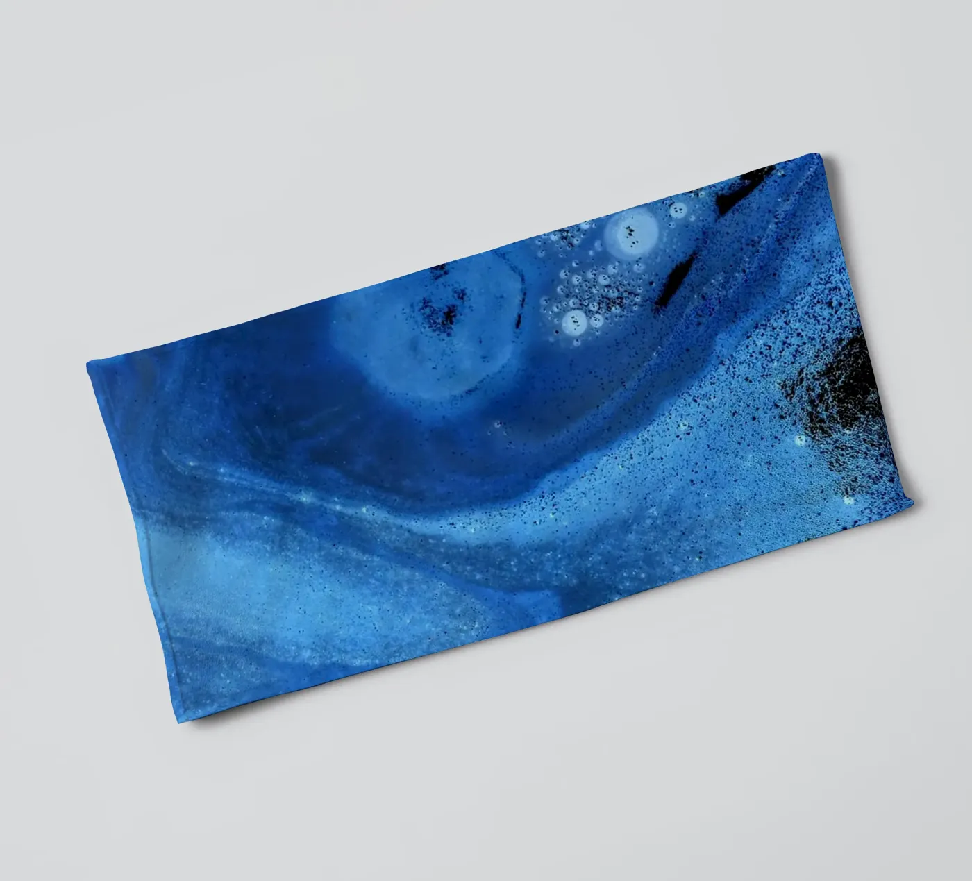 Blau Handtuch von Massimo Frascogna