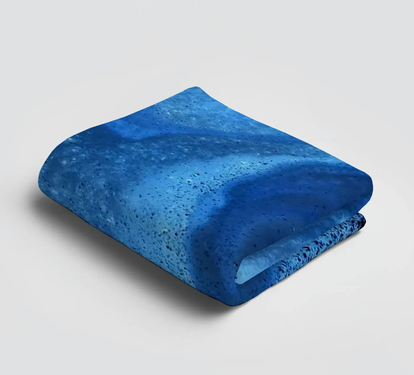 Blau Handtuch von Massimo Frascogna