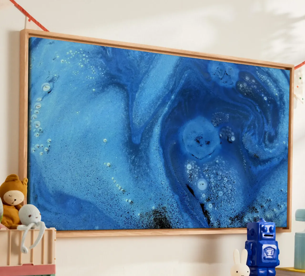 Blu tela da Massimo Frascogna