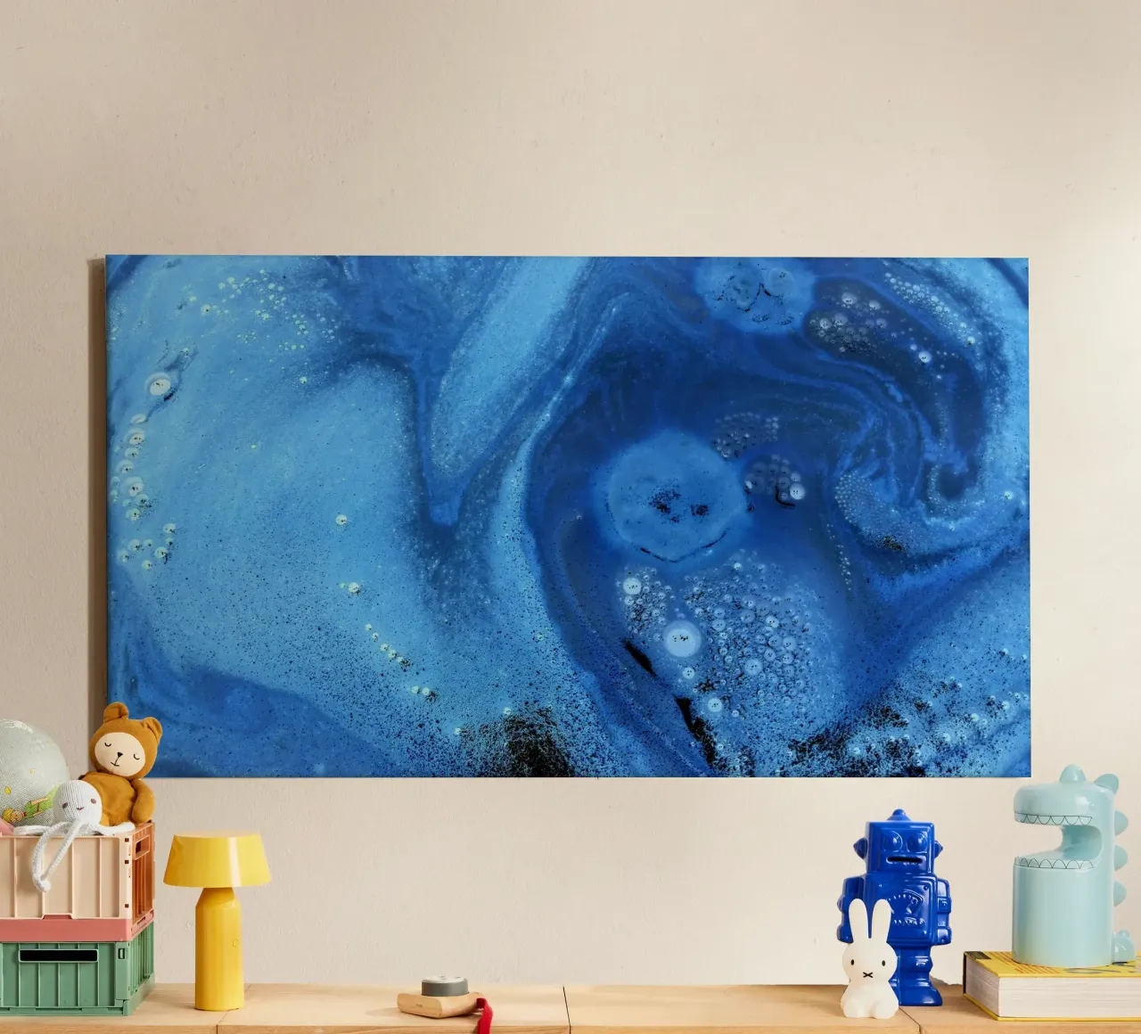 Blu tela da Massimo Frascogna