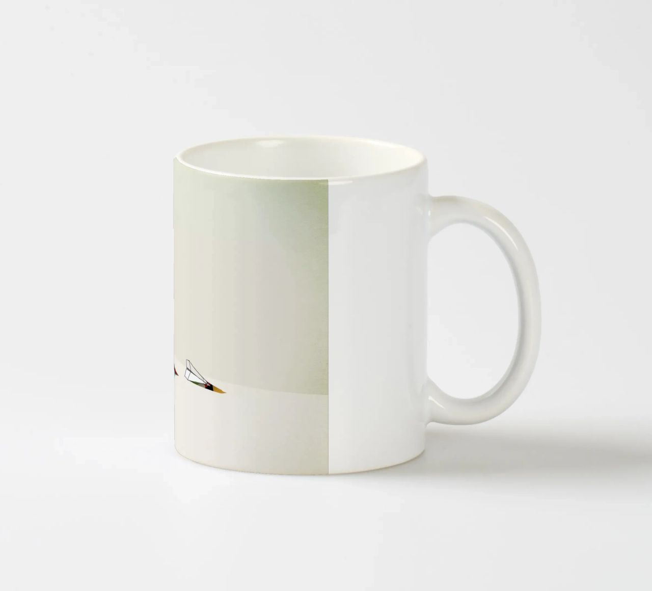 Walking Shadow - Paper Planes tazza in ceramica da Jason Ratliff