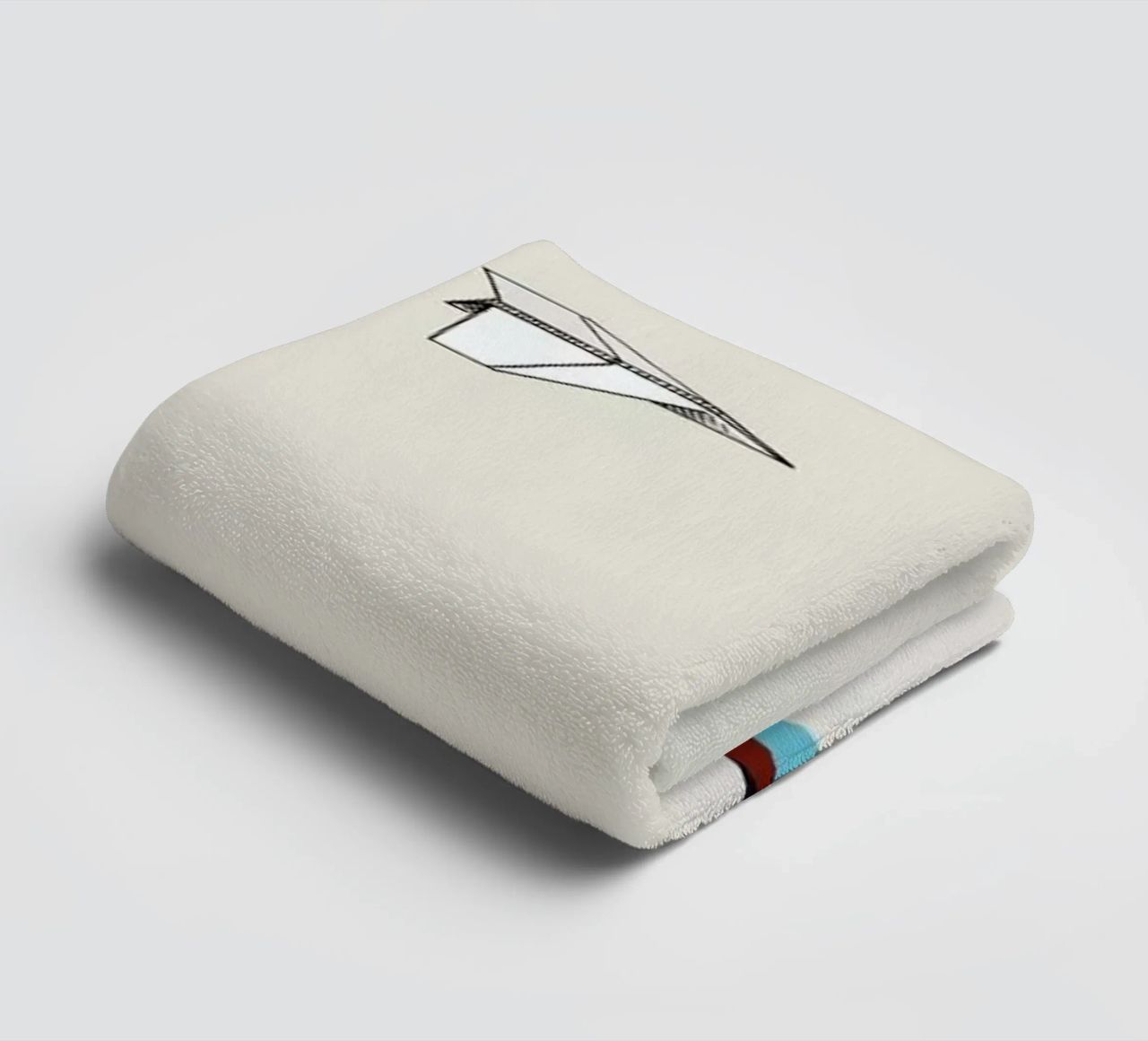 Walking Shadow - Paper Planes towel by Jason Ratliff