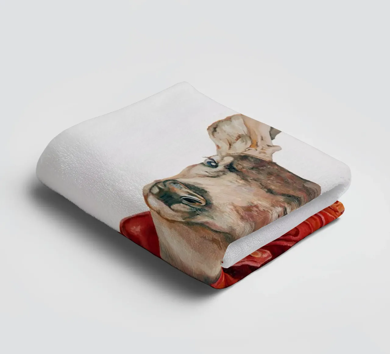 Cervo in pelle asciugamano da bagno da Animal Crew