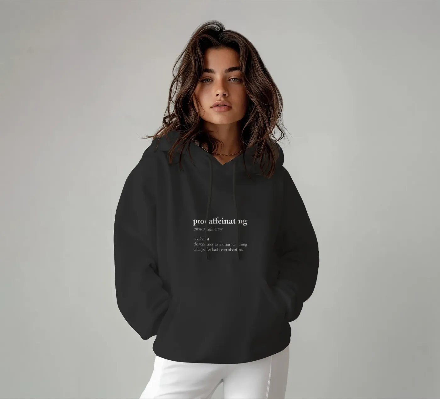 Procaféinisation sweat à capuche de THE MOTIVATED TYPE