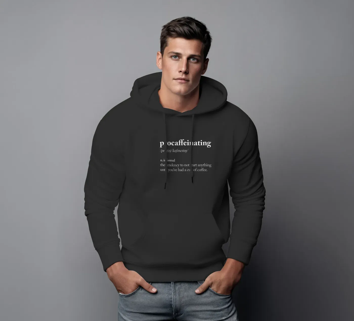 Procaféinisation sweat à capuche de THE MOTIVATED TYPE