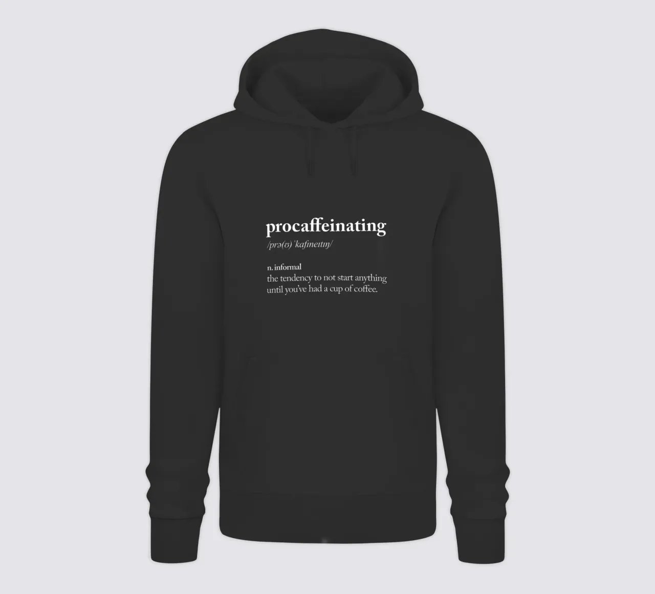 Procaffeinizzazione felpa con cappuccio da THE MOTIVATED TYPE