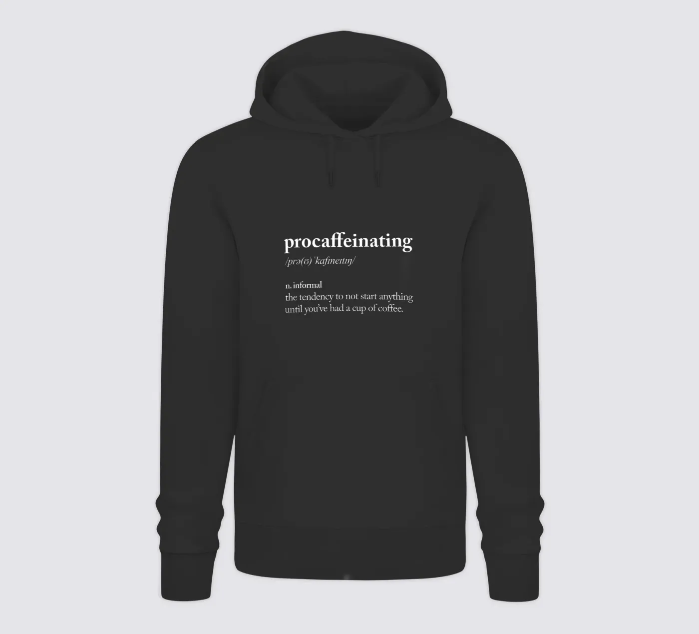 Procaféinisation sweat à capuche de THE MOTIVATED TYPE