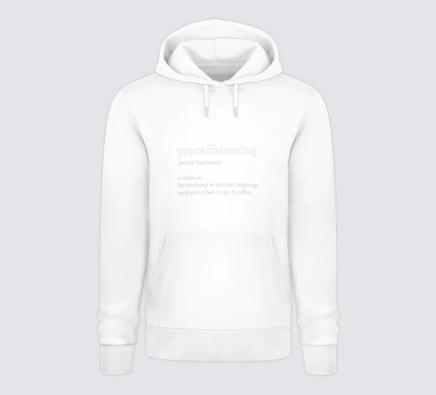 Procaféinisation sweat à capuche de THE MOTIVATED TYPE