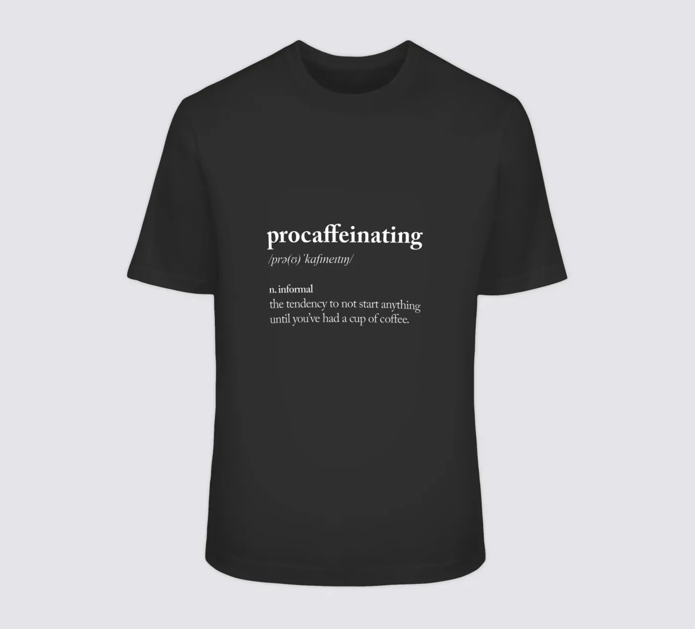 Cafeïnebevorderend t-shirt van THE MOTIVATED TYPE