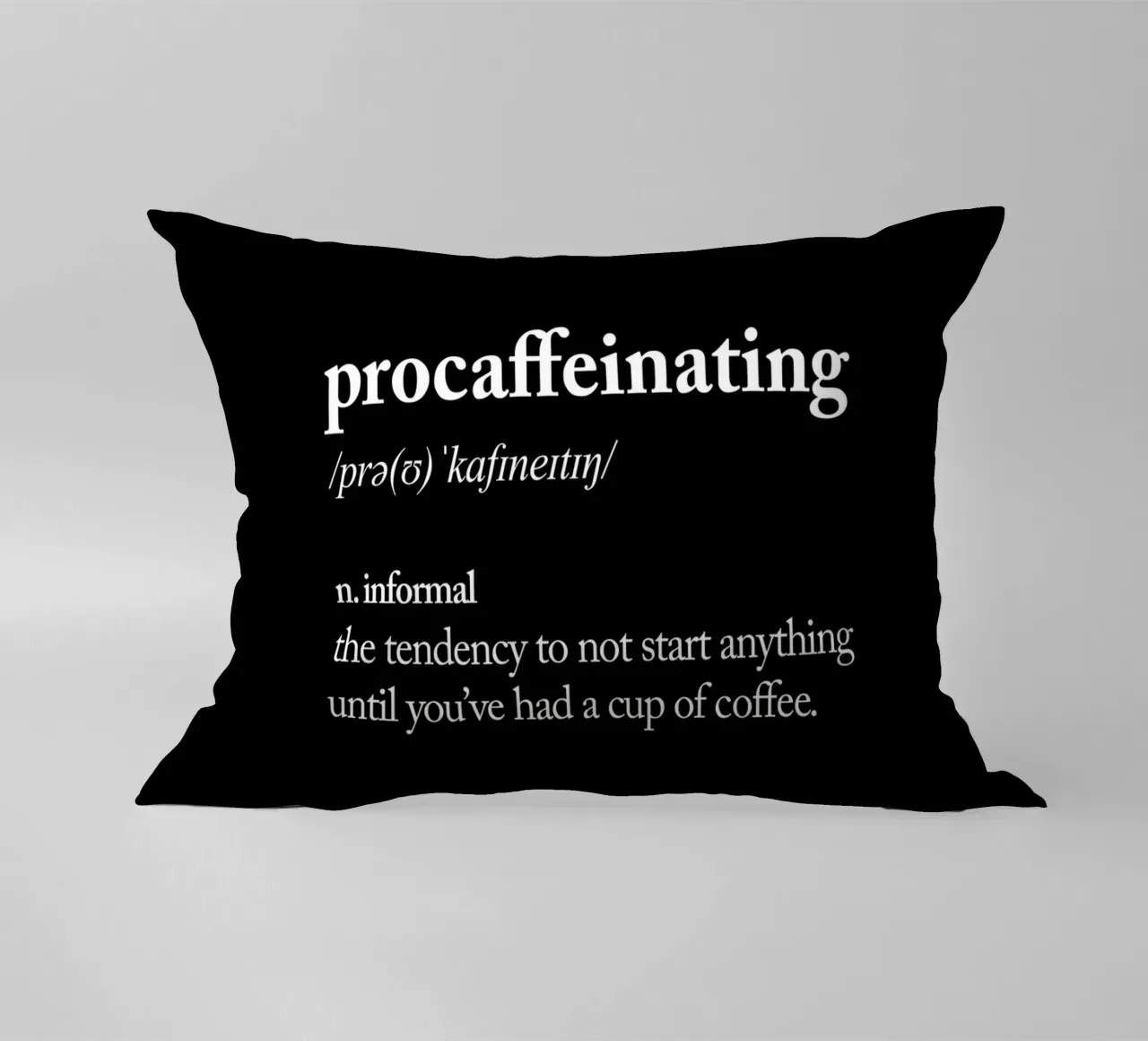 Procaffeinizzazione cuscino da THE MOTIVATED TYPE