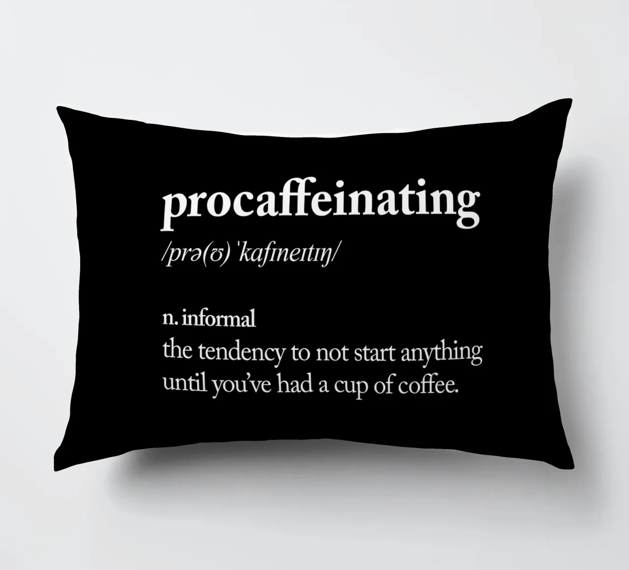 Procaffeinizzazione cuscino da THE MOTIVATED TYPE