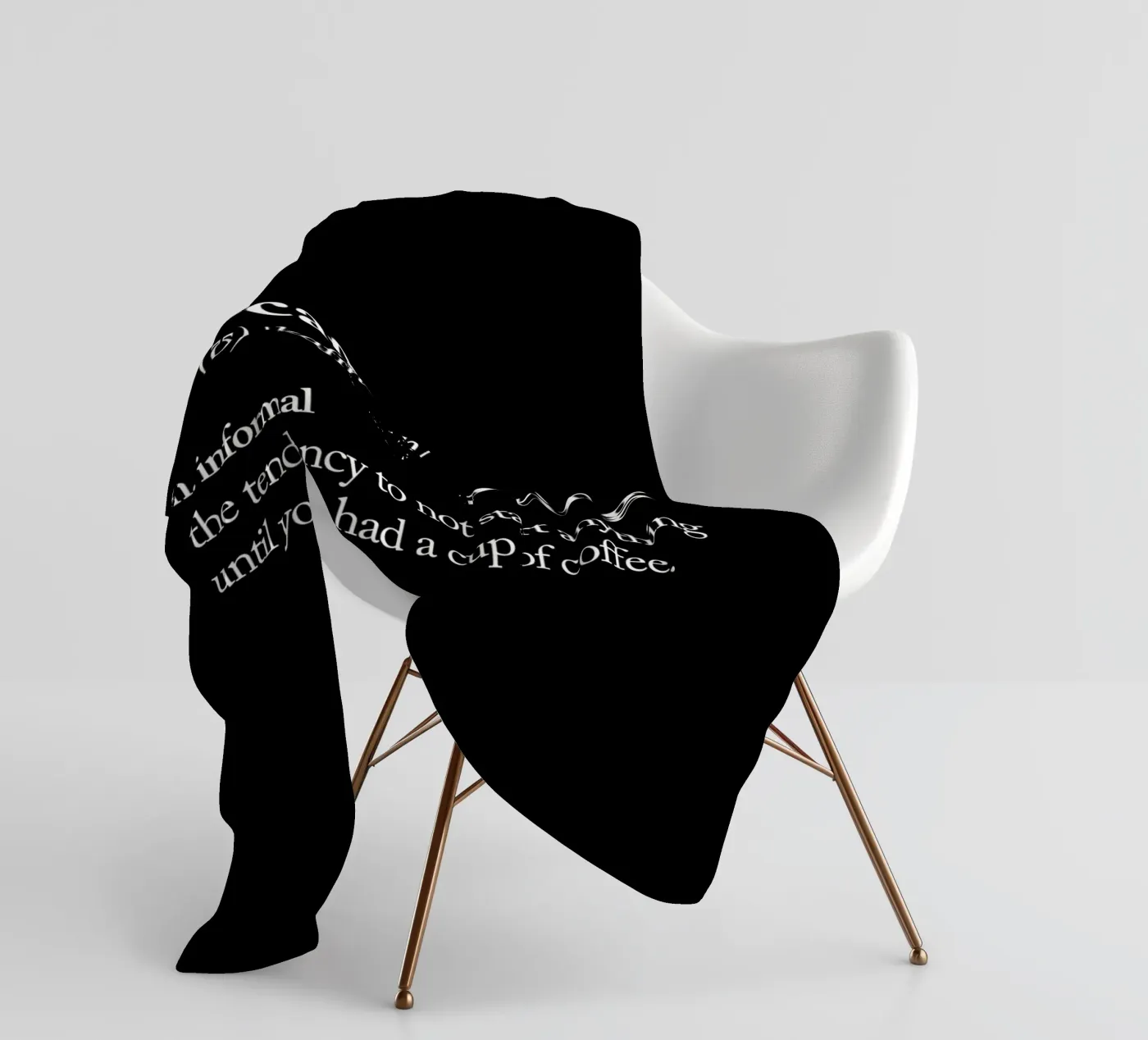 Prokoffeinierend Fleecedecke von THE MOTIVATED TYPE