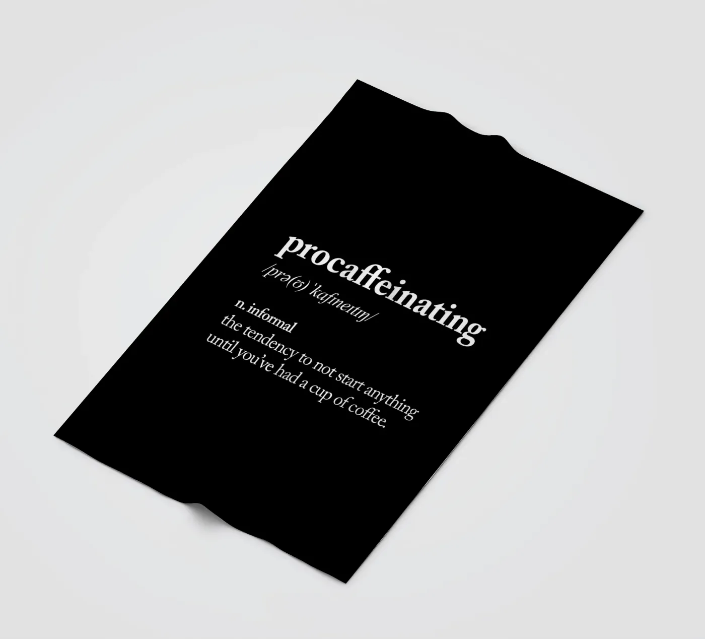 Procaffeinizzazione coperta in pile da THE MOTIVATED TYPE