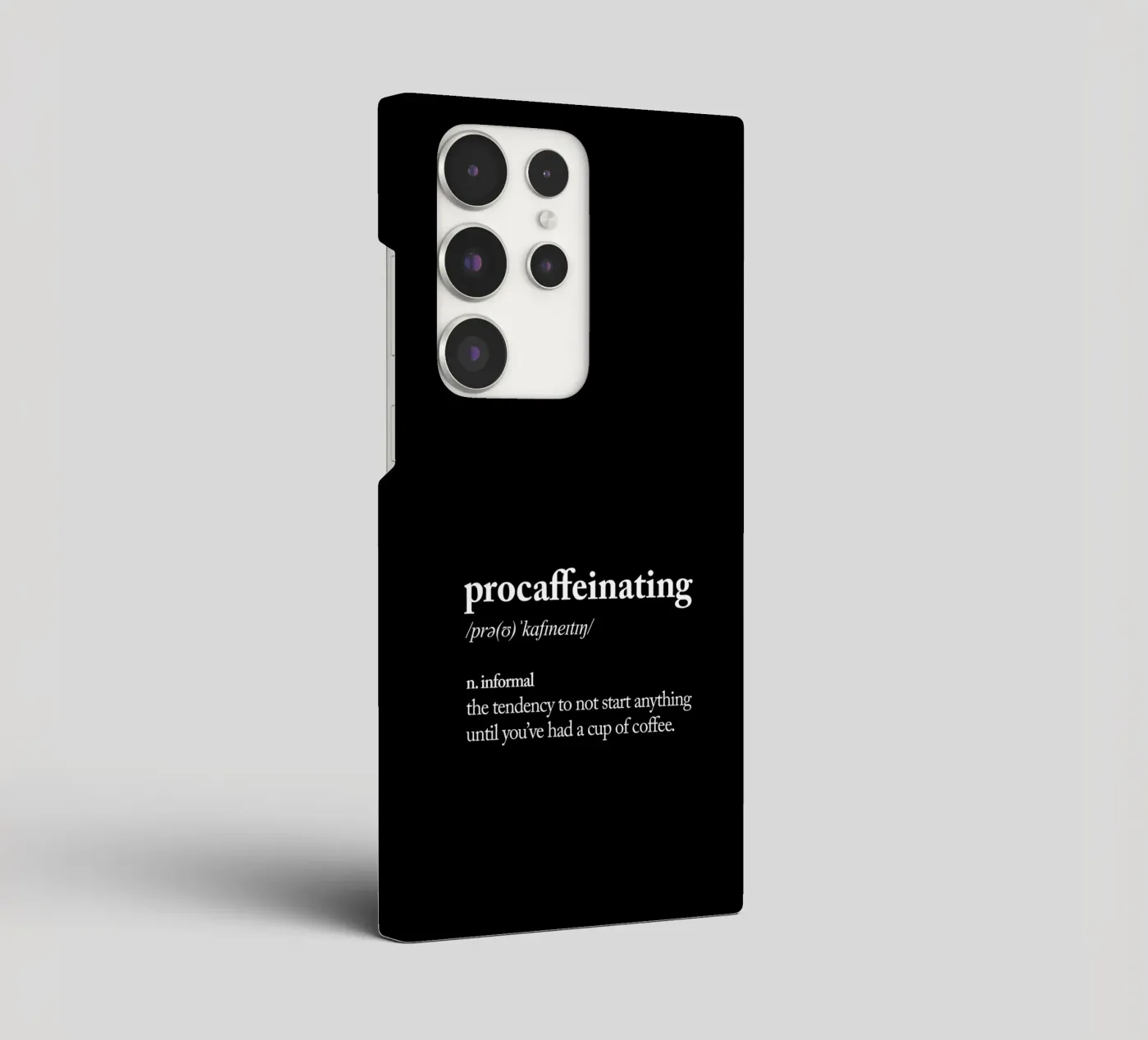Cafeïnebevorderend samsung hoesje van THE MOTIVATED TYPE