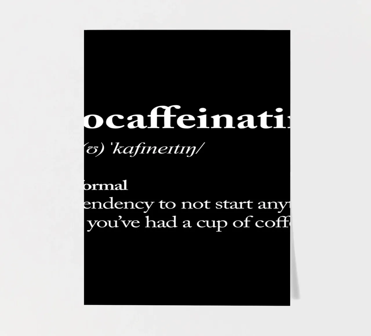 Procaffeinating sticker sheet by THE MOTIVATED TYPE