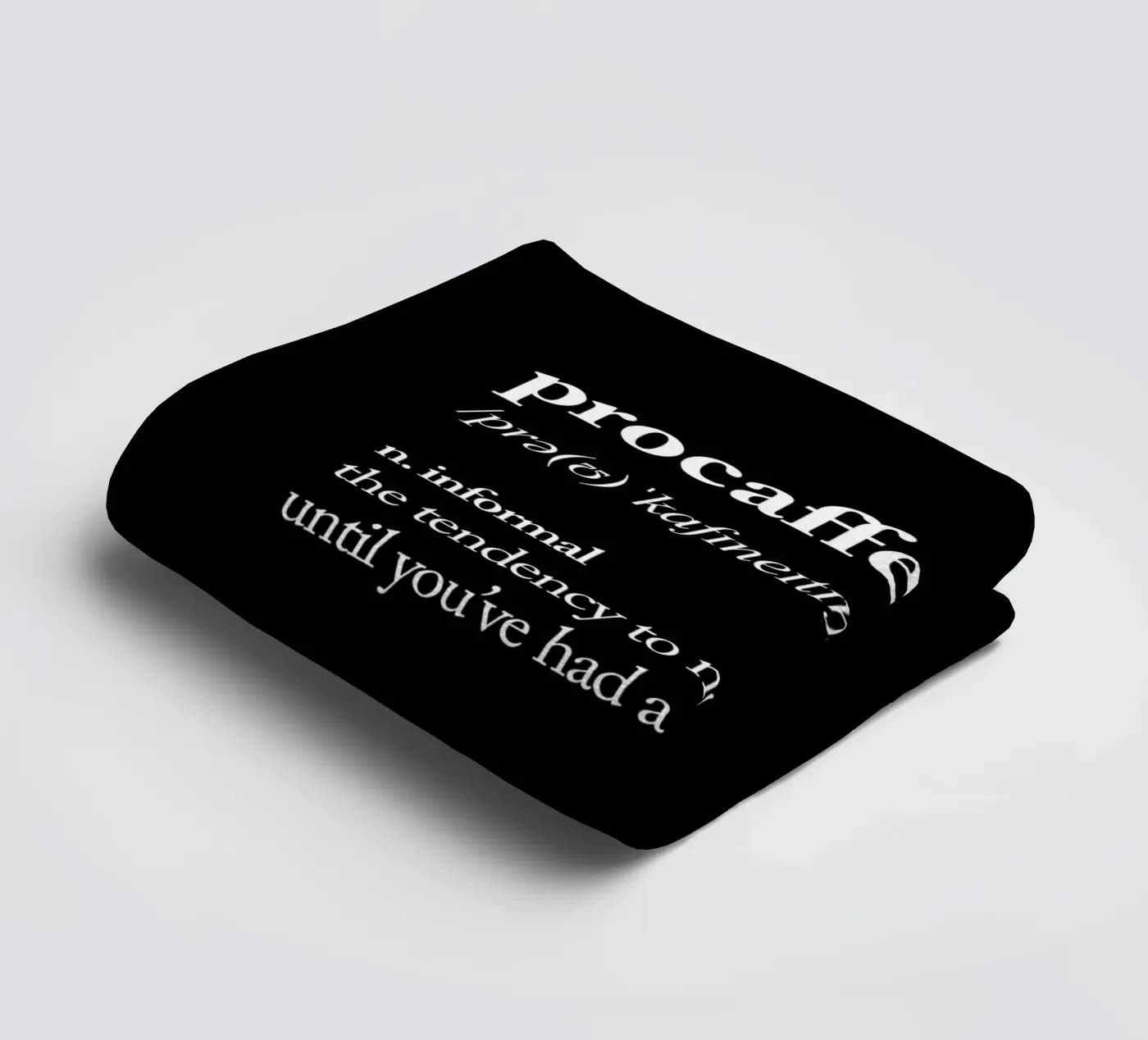 Procaffeinating serviette de bain de THE MOTIVATED TYPE