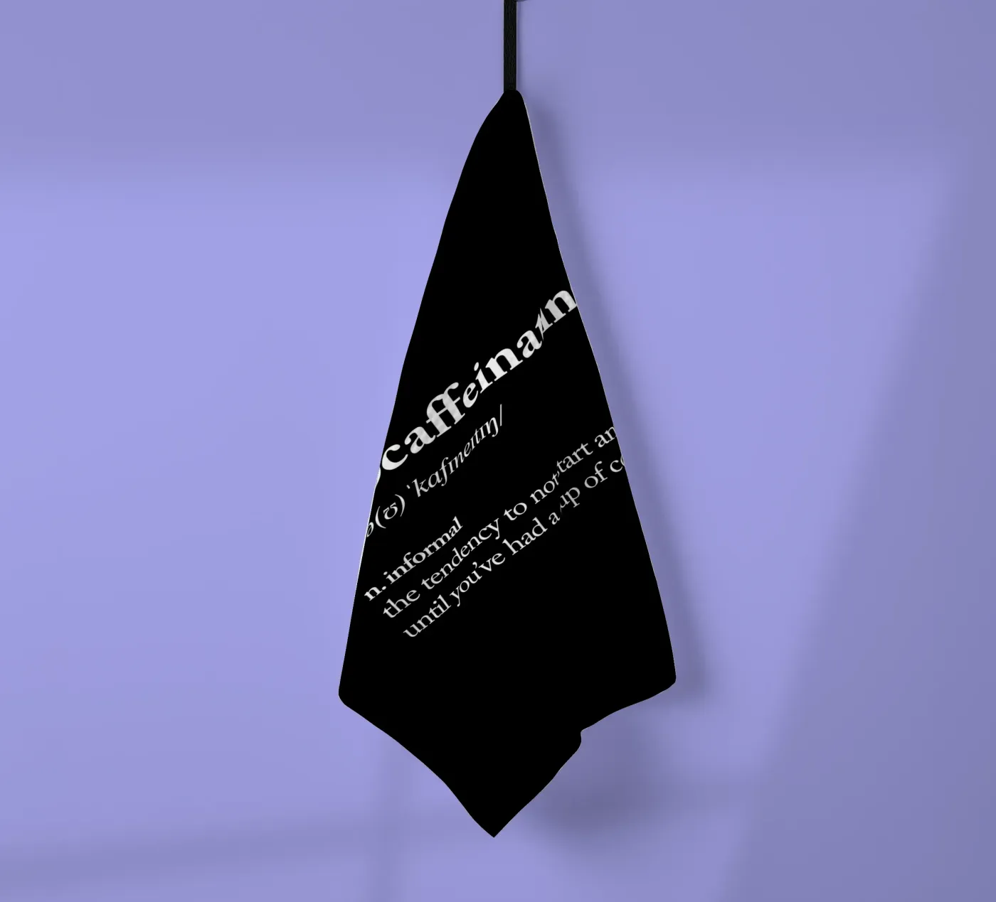 Procaffeinating torchon de THE MOTIVATED TYPE