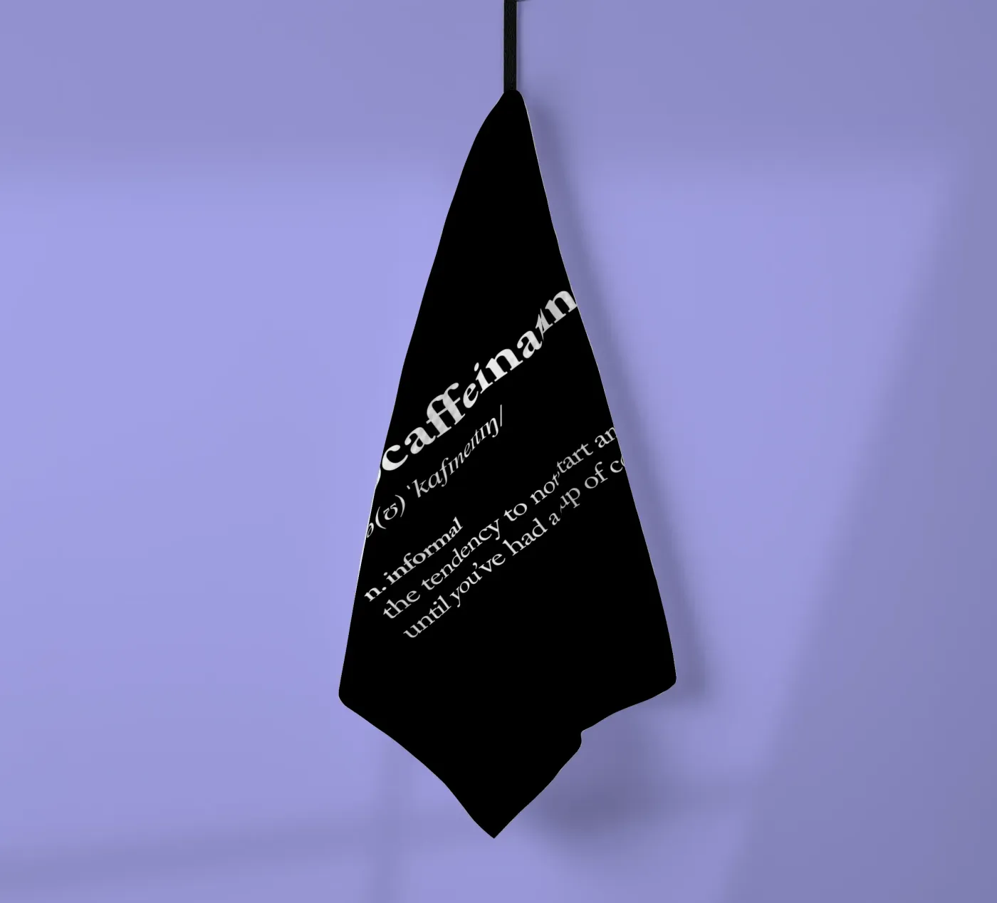 Cafeïnebevorderend theedoek van THE MOTIVATED TYPE