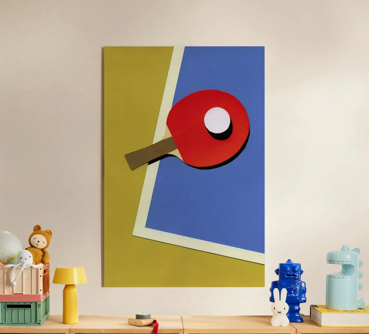 Table Tennis Team Red plexiglass da Rosi Feist