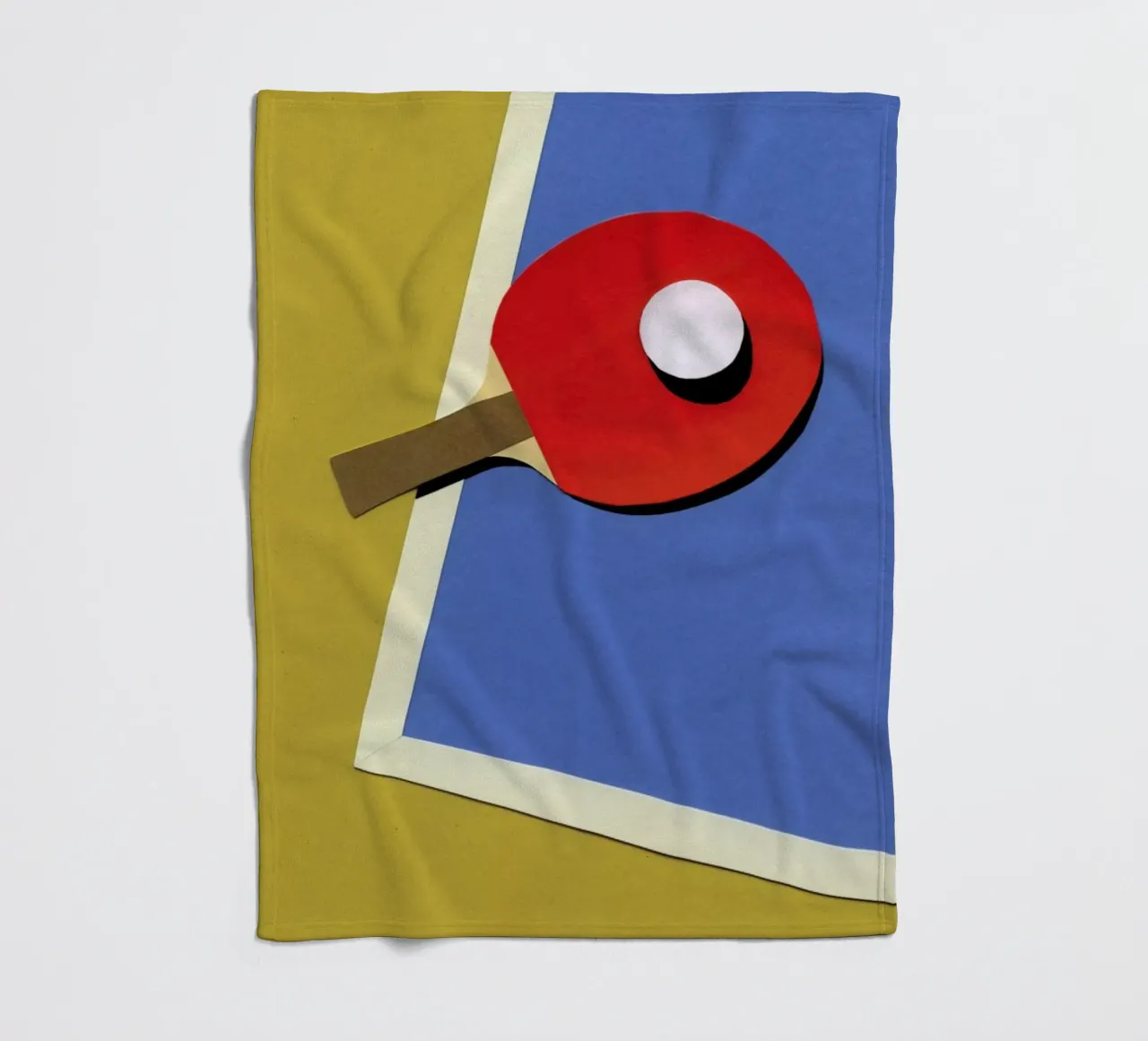 Table Tennis Team Red coperta in pile da Rosi Feist