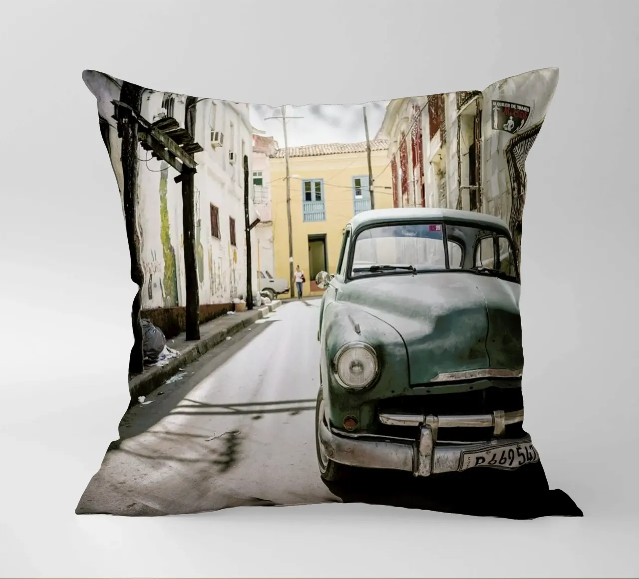 Classic Cuban Ride cuscino da Philipp Reinhard