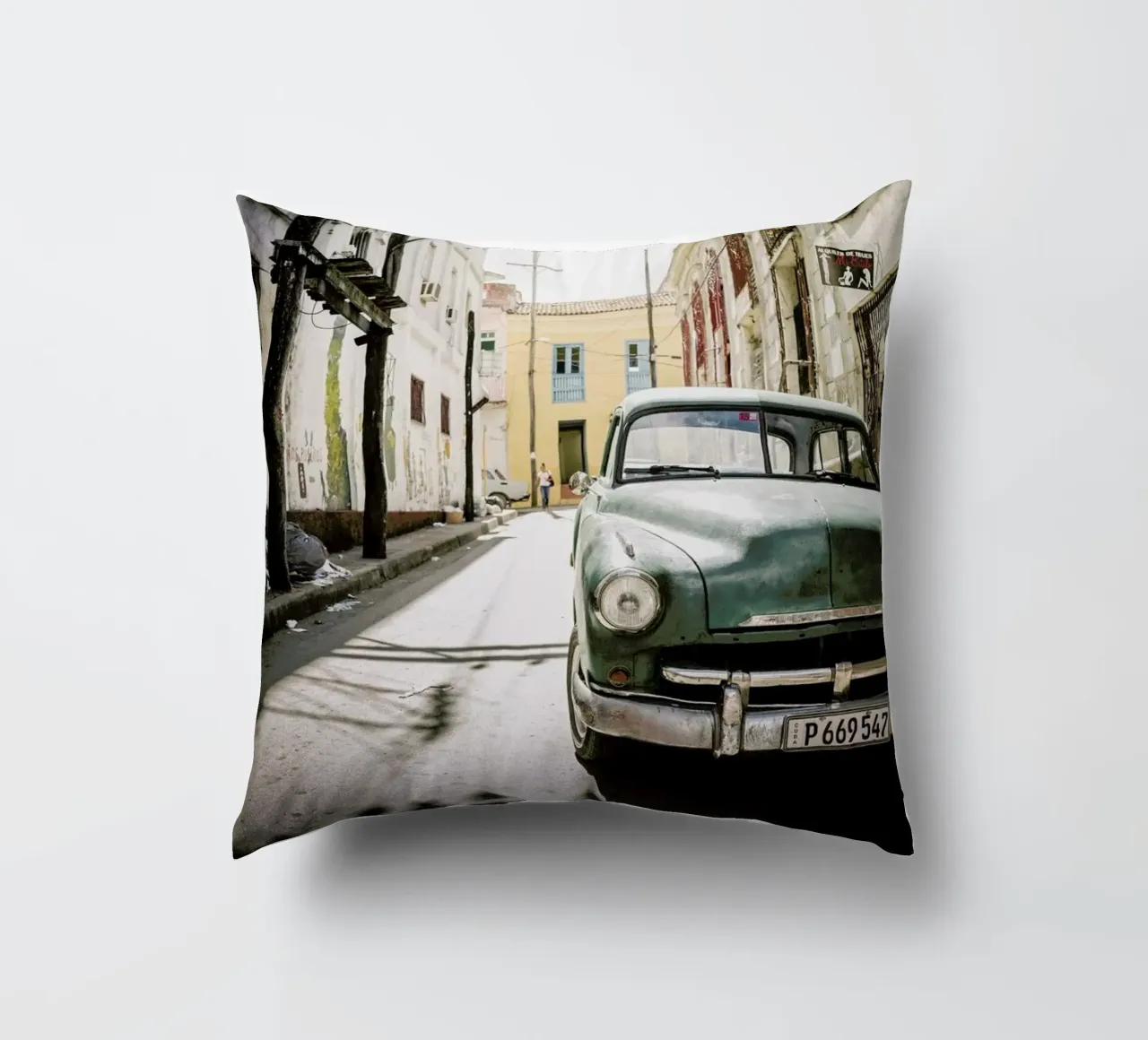 Classic Cuban Ride cuscino da Philipp Reinhard