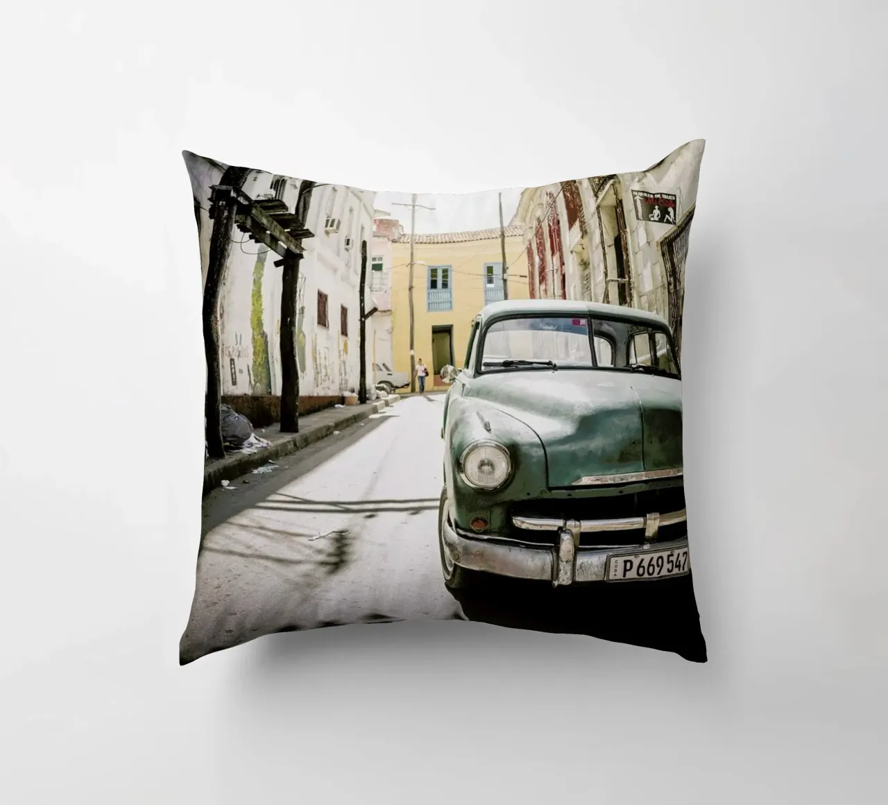 Classic Cuban Ride cuscino da Philipp Reinhard