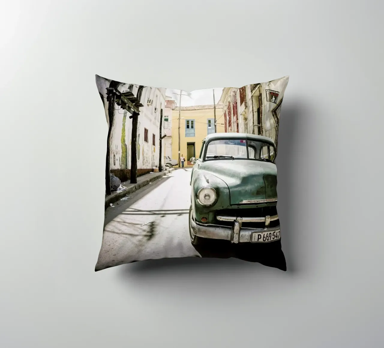 Classic Cuban Ride cuscino da Philipp Reinhard
