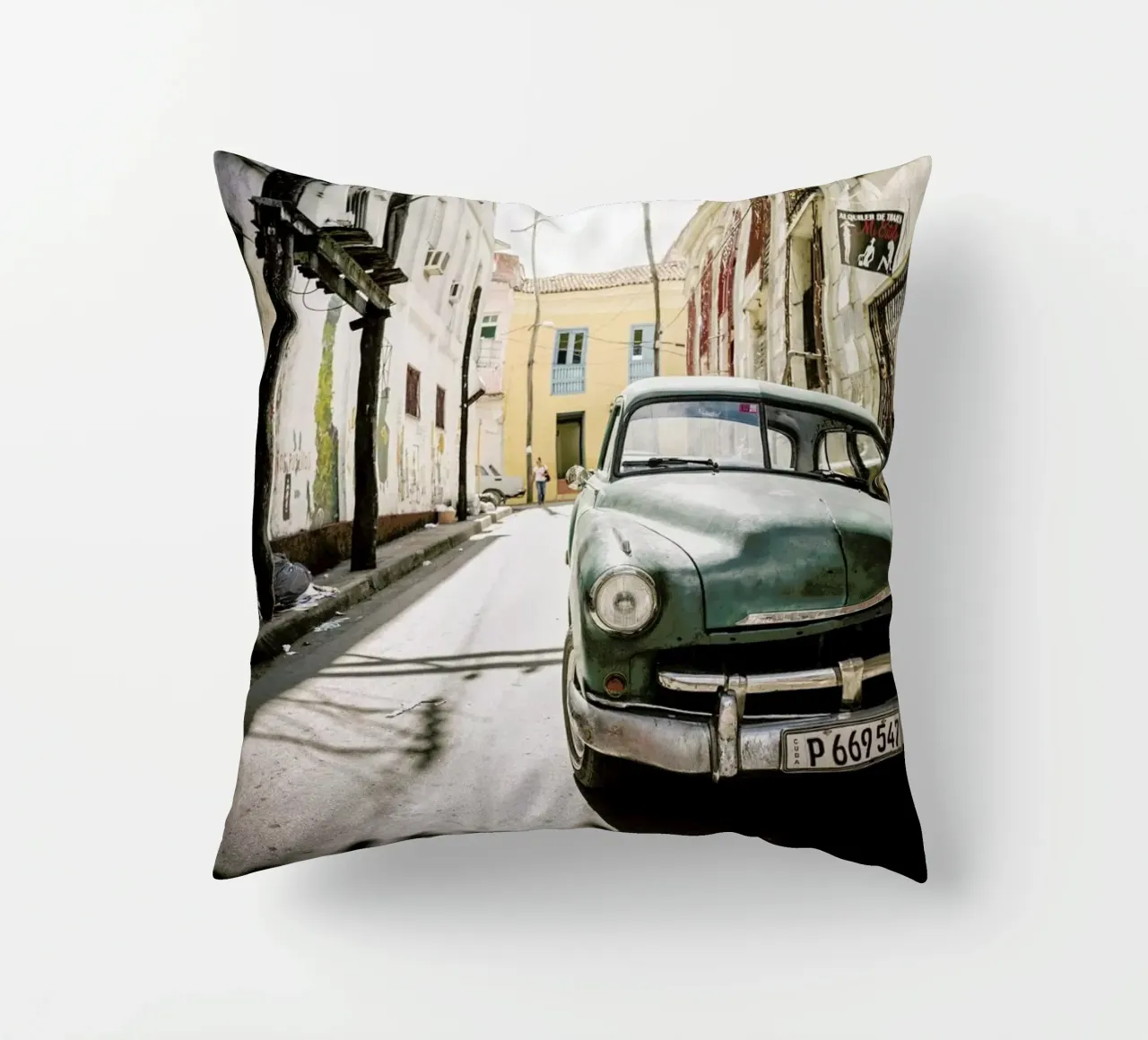 Classic Cuban Ride cuscino da Philipp Reinhard