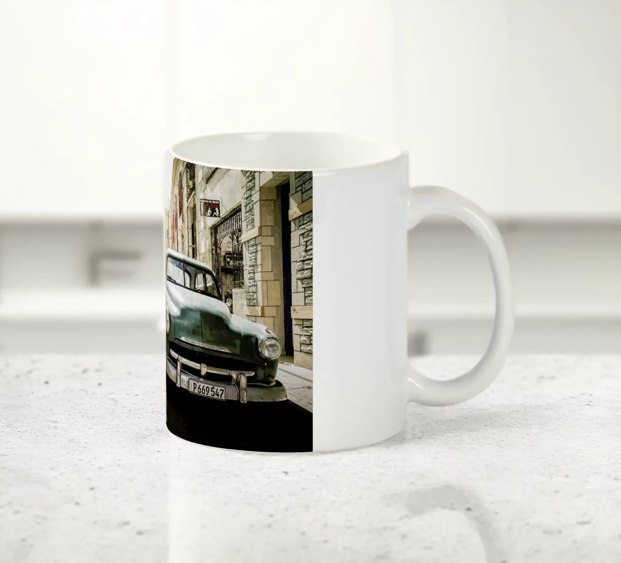 Classic Cuban Ride tazza in ceramica da Philipp Reinhard