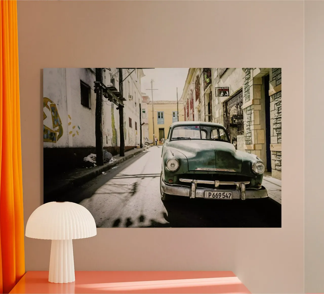 Classic Cuban Ride plexiglass da Philipp Reinhard