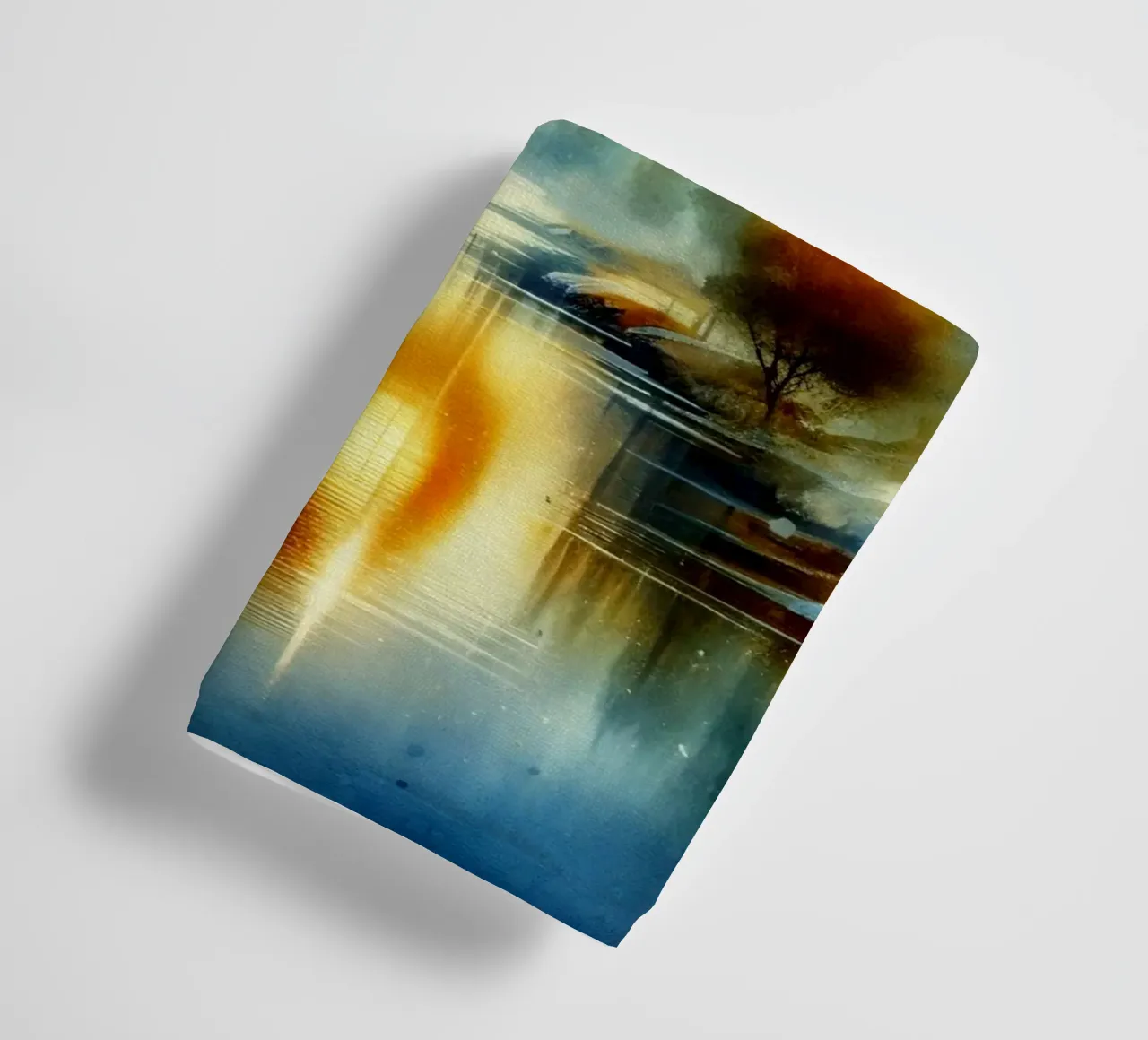 Om & Natura - Bach - Stile acquerello asciugamano da bagno da spiritual