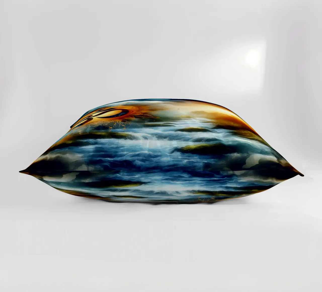 Om & Natura - Bach - Stile acquerello cuscino da spiritual