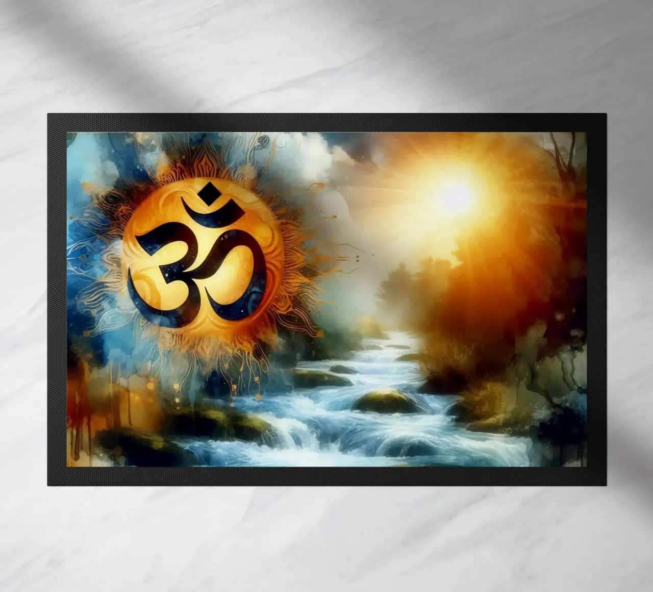 Om & Natura - Bach - Stile acquerello zerbino da spiritual