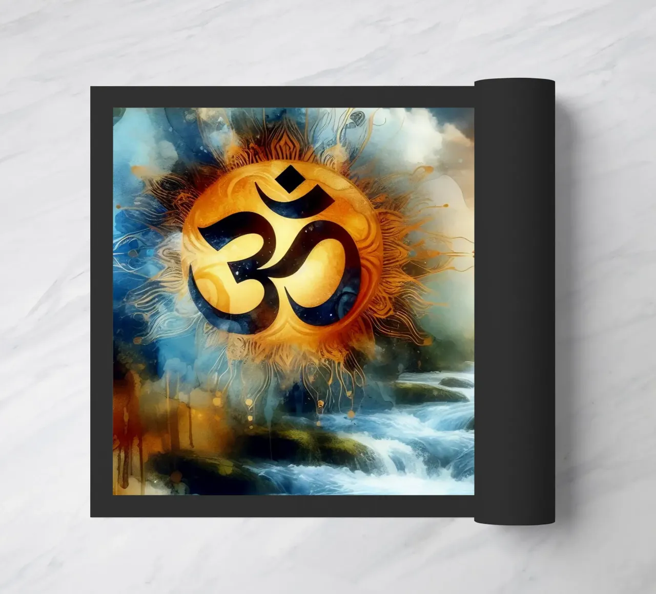 Om & Natura - Bach - Stile acquerello zerbino da spiritual
