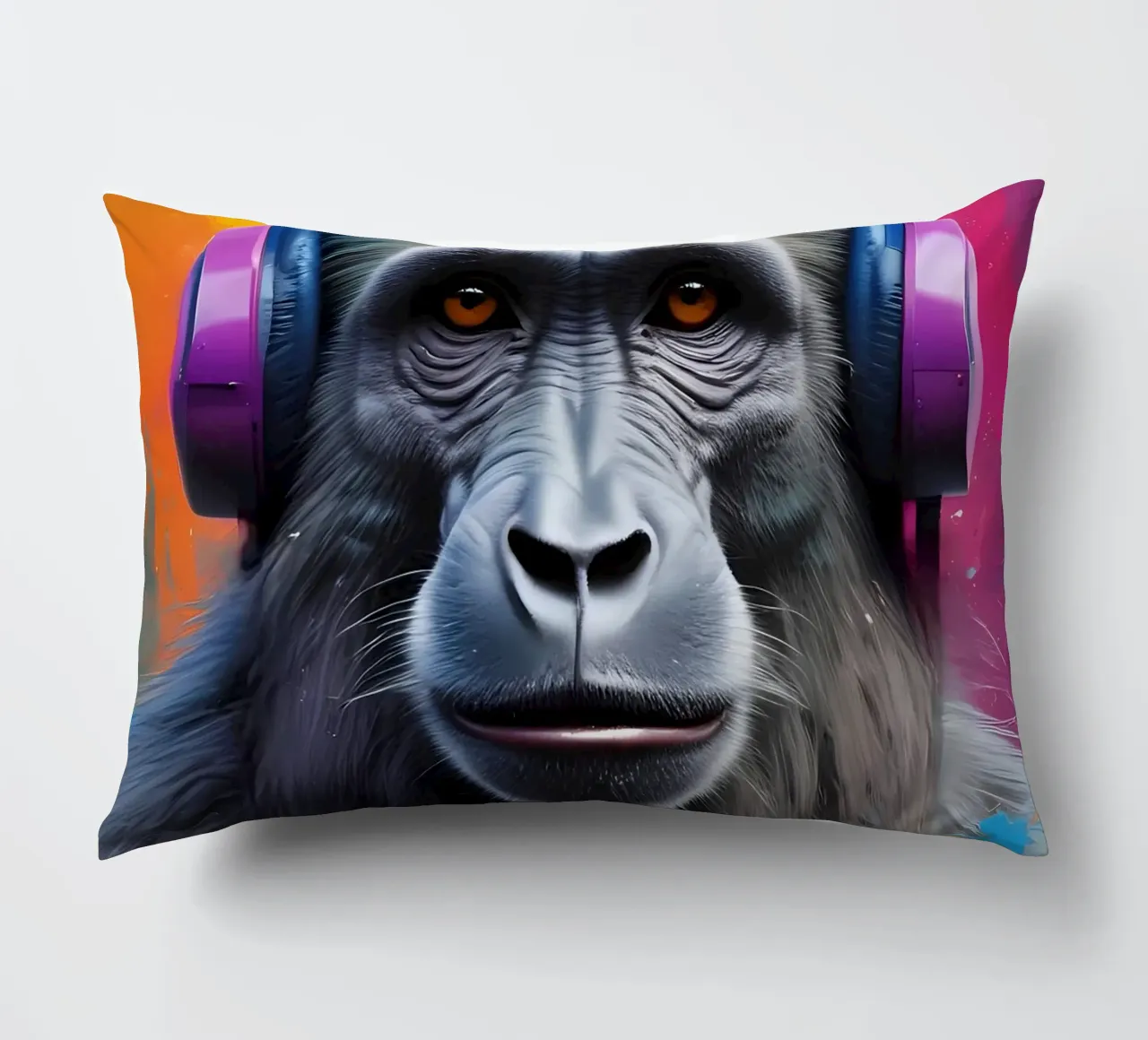 Babbuino in cuffia cuscino da MakArena