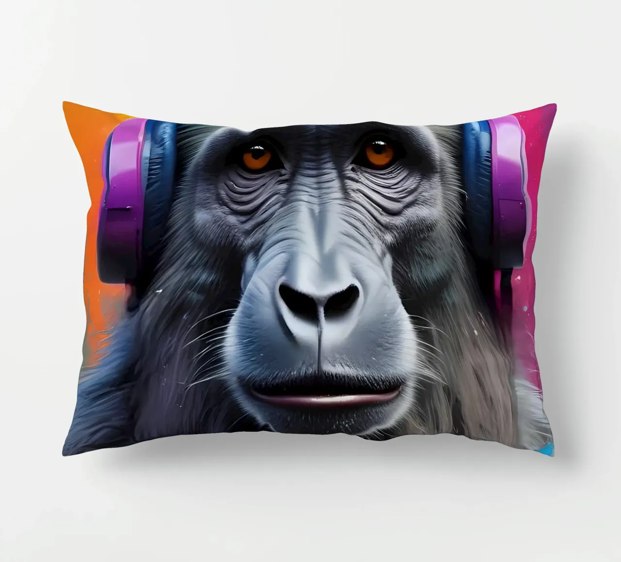 Babbuino in cuffia cuscino da MakArena