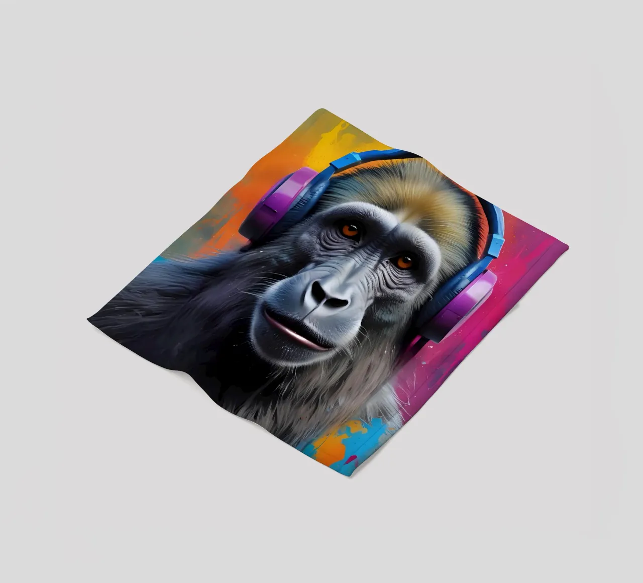 Babbuino in cuffia coperta in pile da MakArena