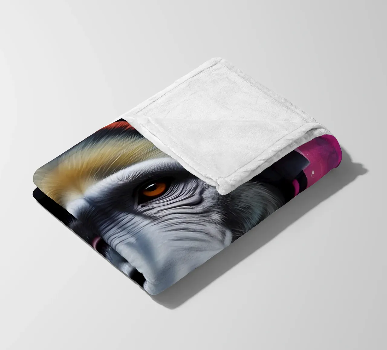 Babbuino in cuffia coperta in pile da MakArena