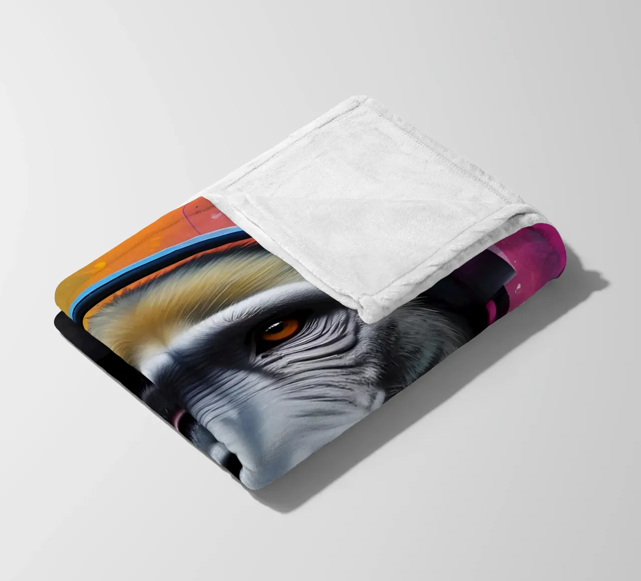 Babbuino in cuffia coperta in pile da MakArena