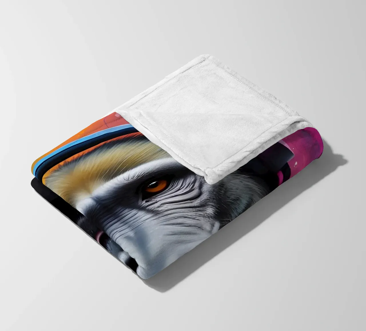 Babbuino in cuffia coperta in pile da MakArena