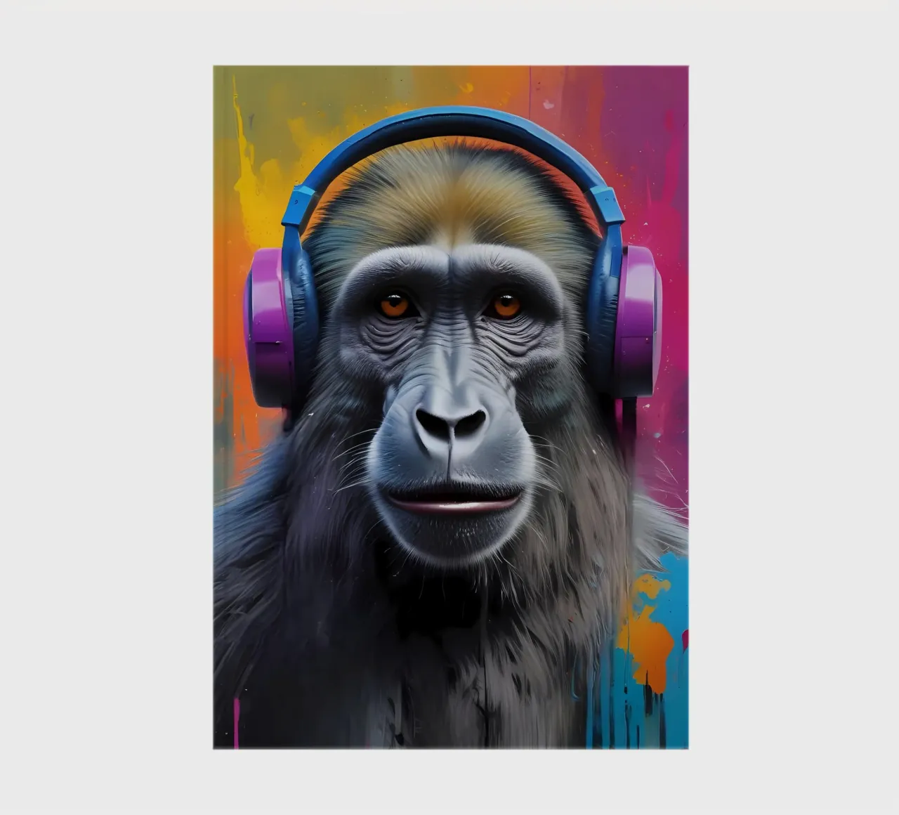 Babbuino in cuffia diario da MakArena