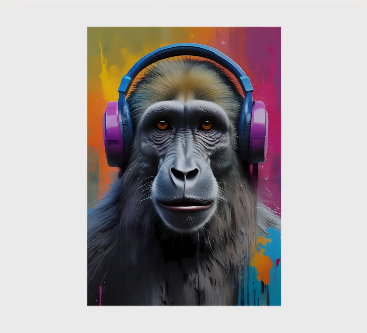 Babbuino in cuffia diario da MakArena