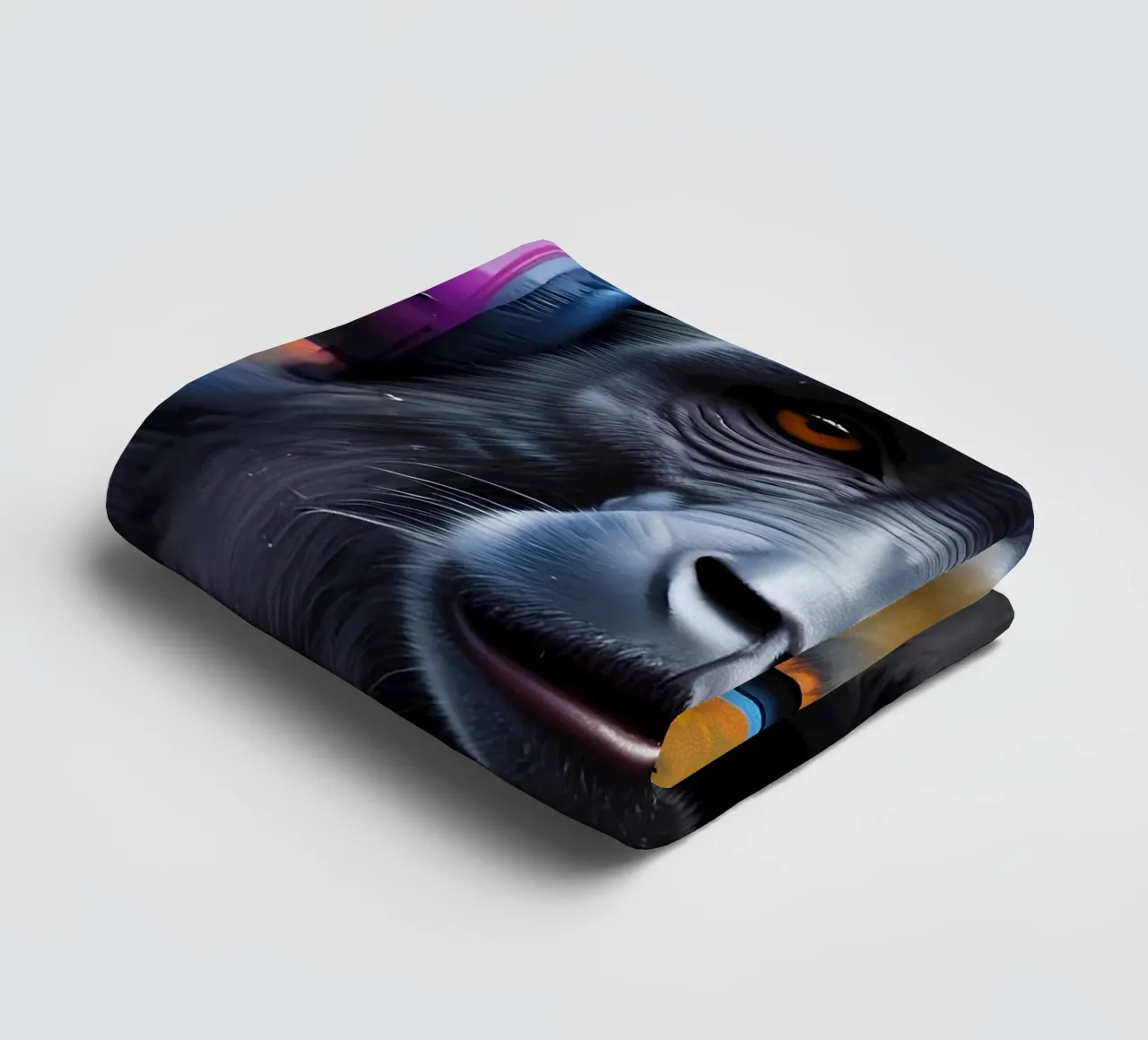 Babbuino in cuffia asciugamano da bagno da MakArena