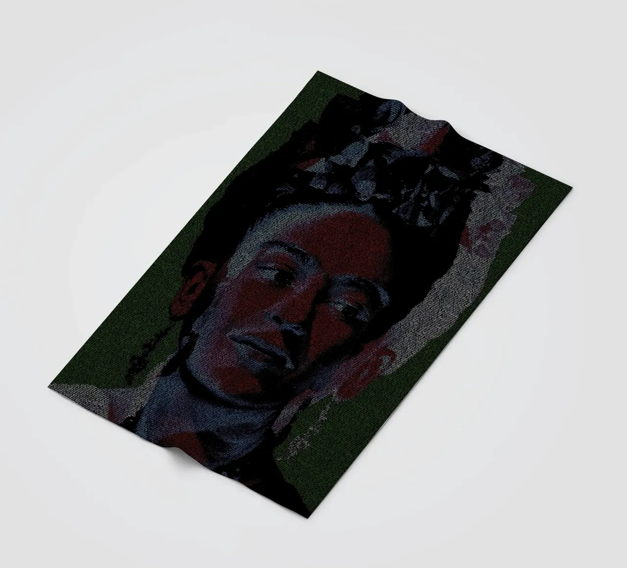 Frida fleece blanket by Robotic Ewe