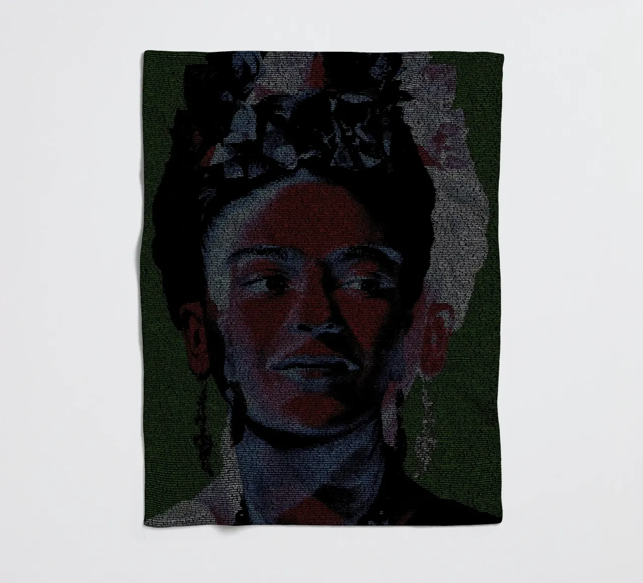Frida fleece blanket by Robotic Ewe