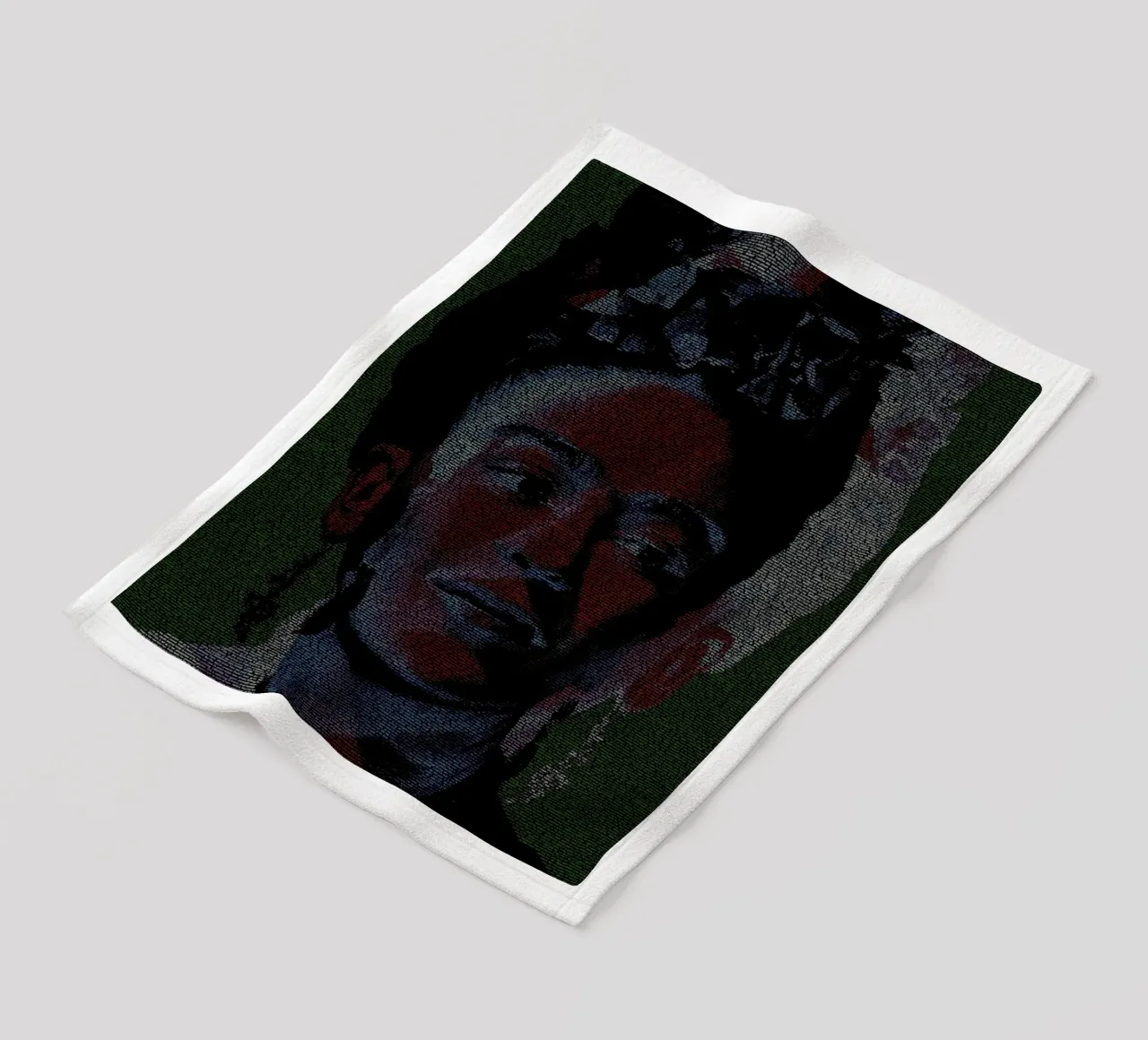 Frida fleece blanket by Robotic Ewe