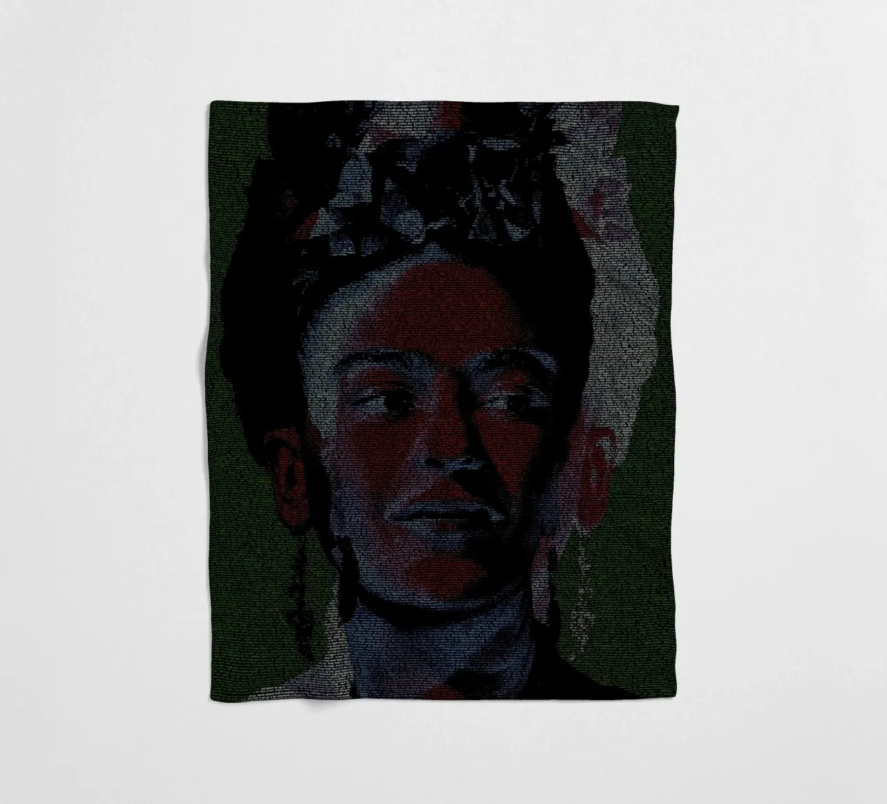 Frida fleece blanket by Robotic Ewe